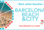barcelona beach and city
