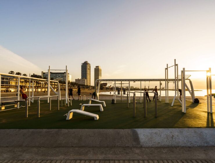 El gimnasio gratuito al aire libre de Nike