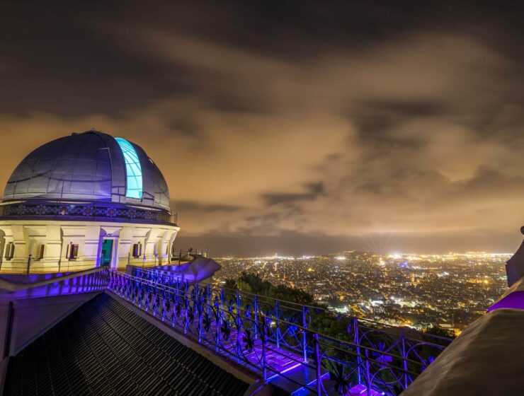 Visita de noche con los niños el Observatorio Fabra