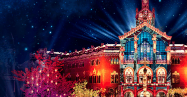 Hasta el 16 de enero podrás ver la iluminación del hospital de Sant Pau