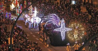 Llegó la cabalgata de Reyes con frío y bajas temperaturas