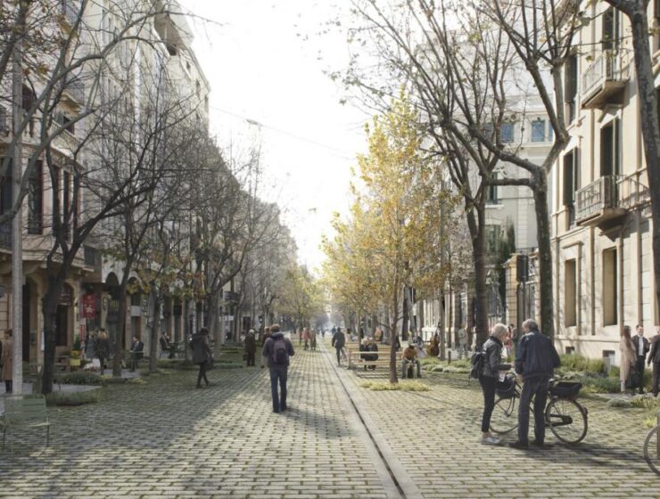 En junio comenzarán las obras del eje verde de la “superilla” del Eixample