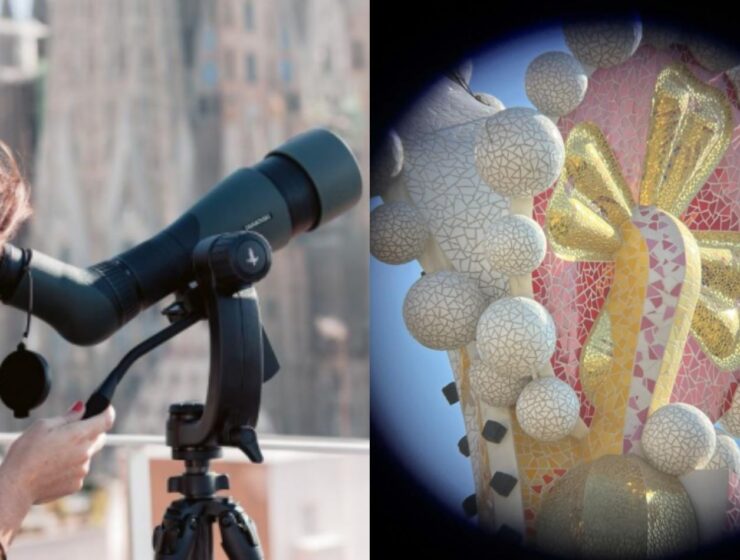 En abril podrás ver la Sagrada Familia desde un telescopio