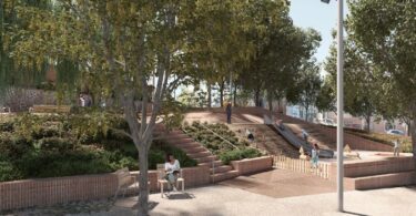 El Pla de Barris crea dos nuevos espacios de estancia y de paseo, pacificados y con juegos infantiles en el Turó de la Peira