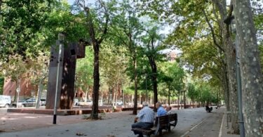 El districte de Sant Martí completa les obres de millora de les voreres i del passeig central de la rambla de Prim