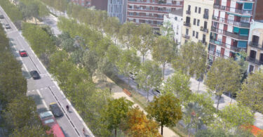 En otoño comienzan obras en un tramo de la avenida de la Meridiana