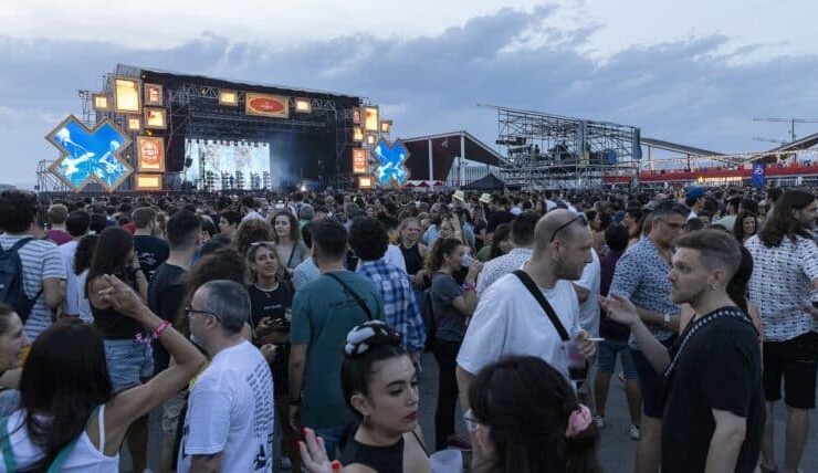 Visita de l'Alcalde al Festival Cruïlla
