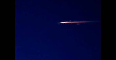 A una velocidad de 97.000 kilómetros/h cruzó un meteorito por Barcelona