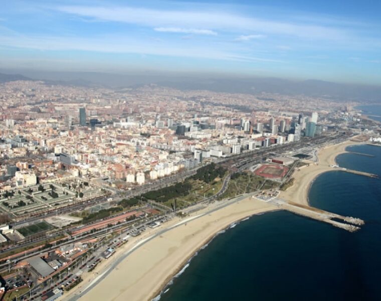 Frente marítimo de Barcelona en remodelación, será parque lineal abierto al mar