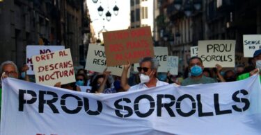 Protestas contra el exceso de ruido nocturno