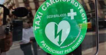 Barcelona preparada con taxis para atender paros cardíacos