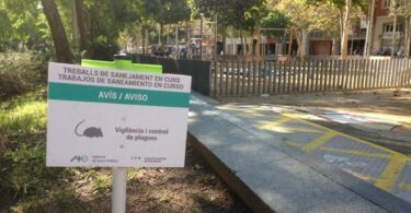 La presencia de ratas hace cerrar un parque infantil del Eixample