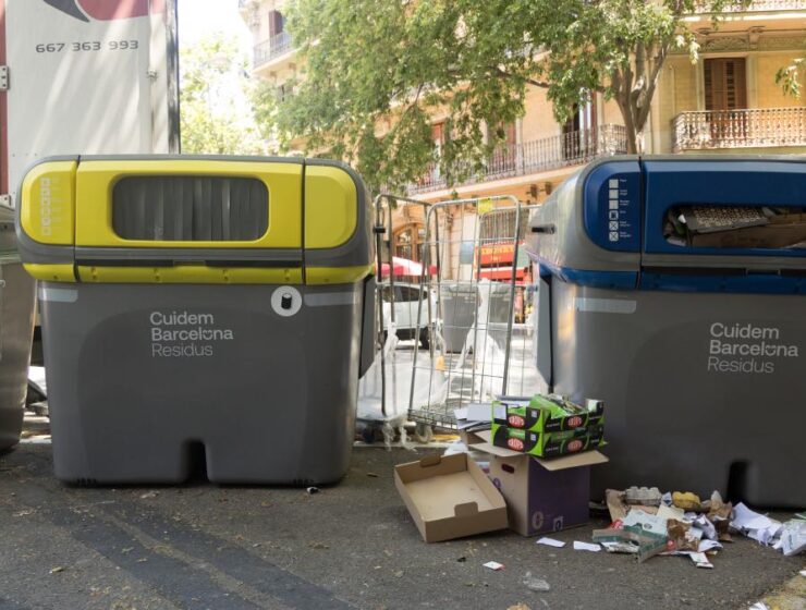 Multan a 500 comercios en Barcelona por mala gestión de residuos