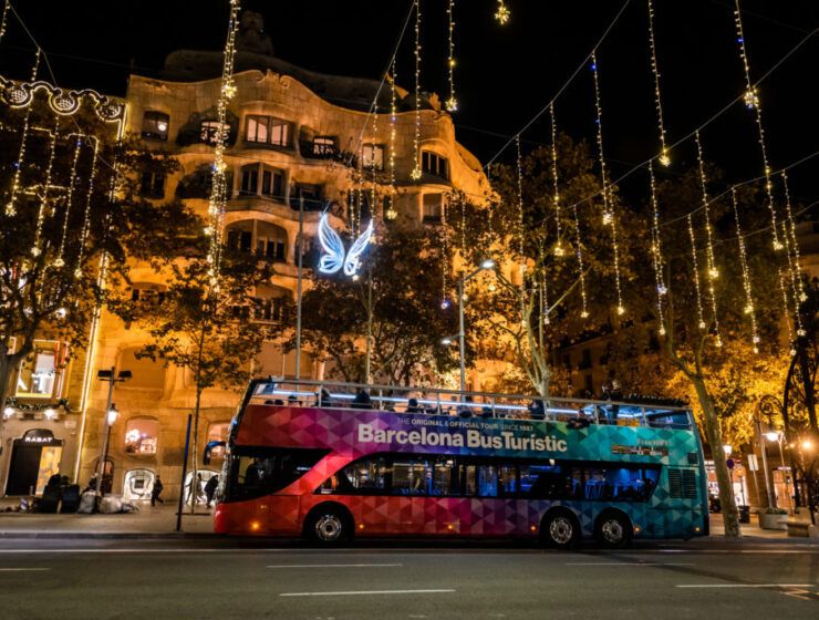 Barcelona Christmas Tour en la ciudad a bordo del Bus Turístic
