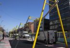 En la Gran Via se están instalando dos nuevas tirolinas gratis
