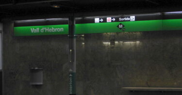 La estación Vall d'Hebron del metro cambia de nombre