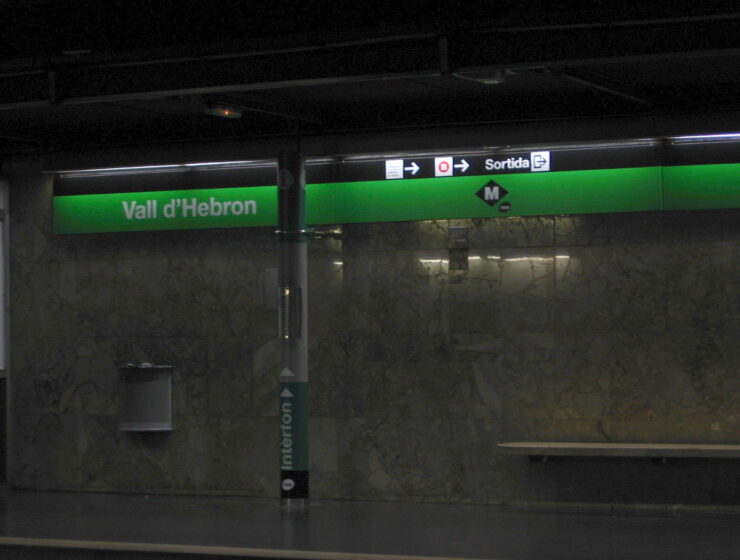 La estación Vall d'Hebron del metro cambia de nombre