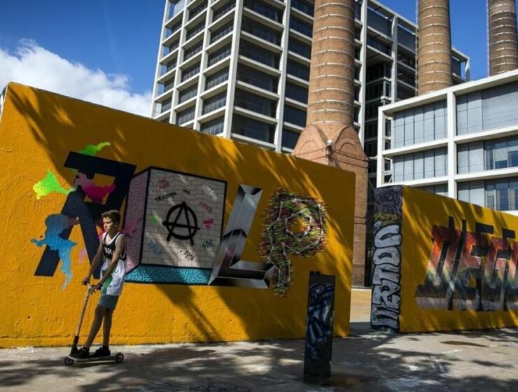 Paredes de 7 distritos habilitadas para pintar en ellas sin pedir permiso
