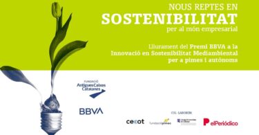 Se abren las postulaciones al Premio BBVA a la Sostenibilidad Empresarial en Cataluña