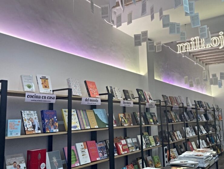 Alta cocina en medio de una librería en Barcelona