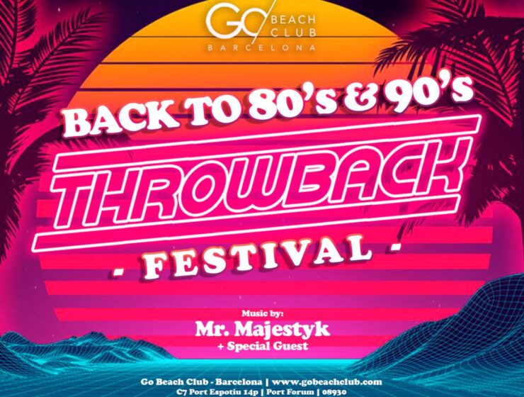 El Go Beach Club se engalana con la “pool party” de Throwback