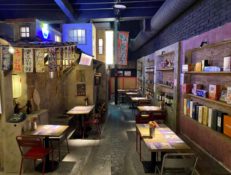 Abren restaurante réplica de vagón de tren japonés para comer un buen ramen