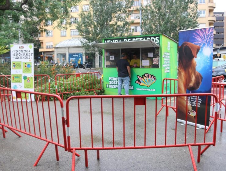 Barcelona inaugura la primera caseta de petardos de baja sonoridad
