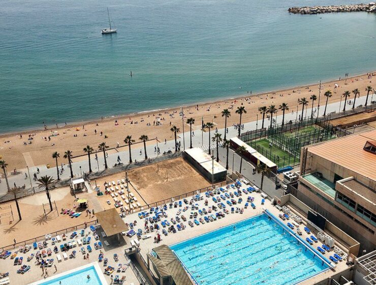En pleno funcionamiento las piscinas municipales exteriores en Barcelona