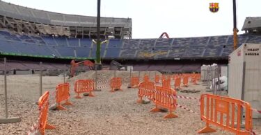 Lo que están renovando en el Camp Nou