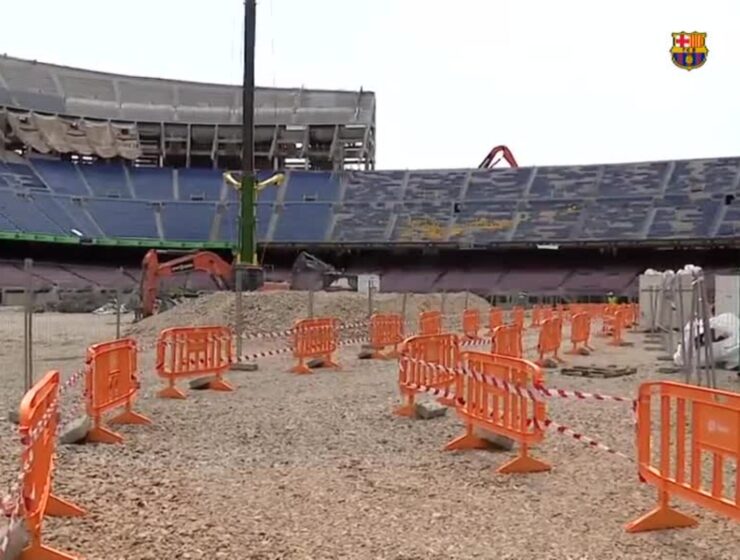Lo que están renovando en el Camp Nou