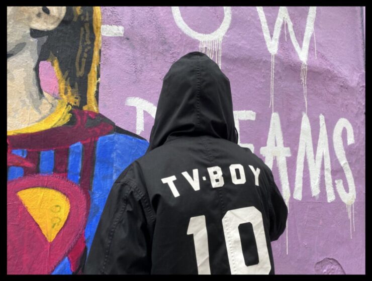 "Tvboy. The invasion": arte urbano en el Disseny Hub de Barcelona