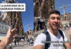 Joven argentino en TikTok opina sobre las obras interminables en la Sagrada Familia