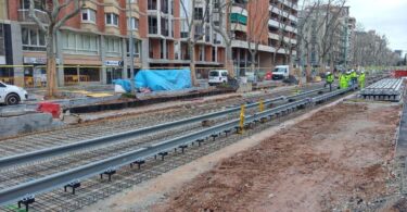 Obras del tranvía por la Diagonal alterarán la movilidad en Barcelona