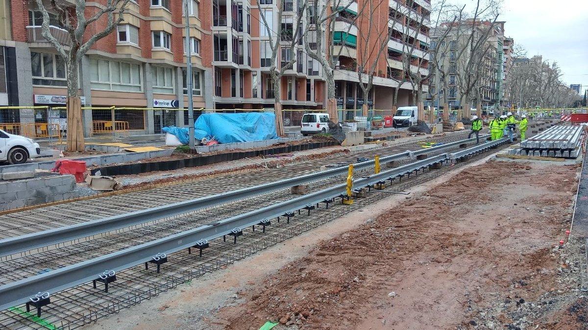 Les travaux du tramway le long de la Diagonale vont modifier la mobilité à Barcelone