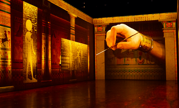 Tutankamon la experiencia inmersiva en el Ideal Centre d'Arts Digitals