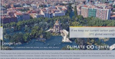 Barcelona bajo el agua: la impactante simulación del cambio climático