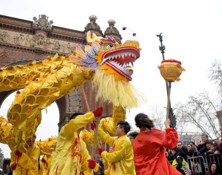 Barcelona y la celebración del Año Nuevo Chino