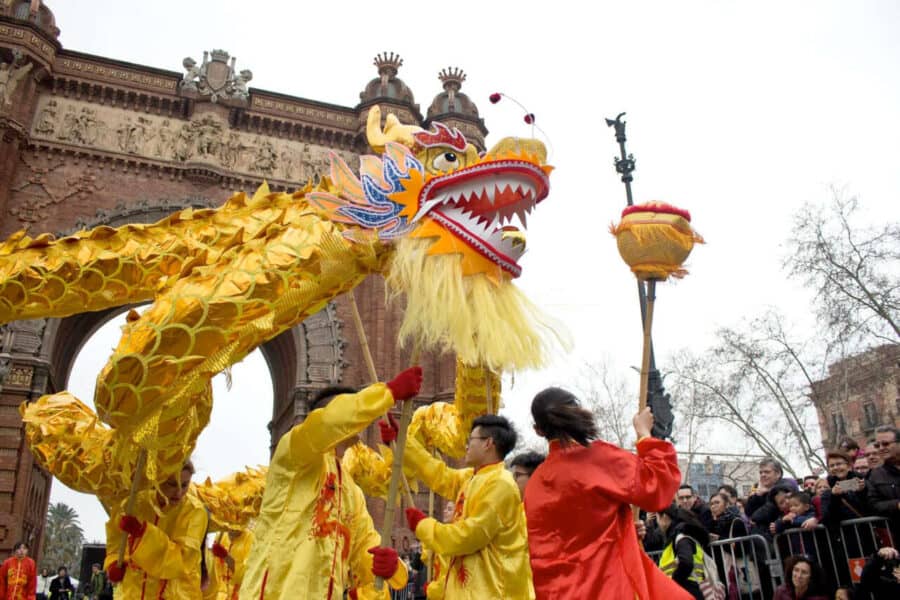 Barcelona y la celebración del Año Nuevo Chino