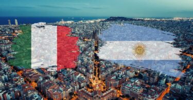 italianos y argentinos en Barcelona