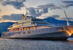Llega majestuoso yate de 400 millones de dólares a Barcelona por la Copa América