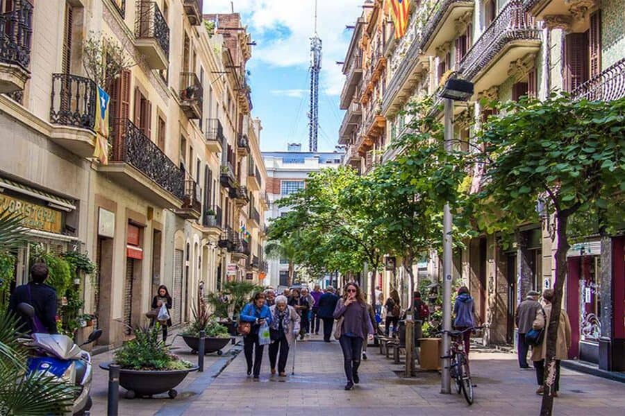 2 de los barrios más bonitos del país están en Barcelona