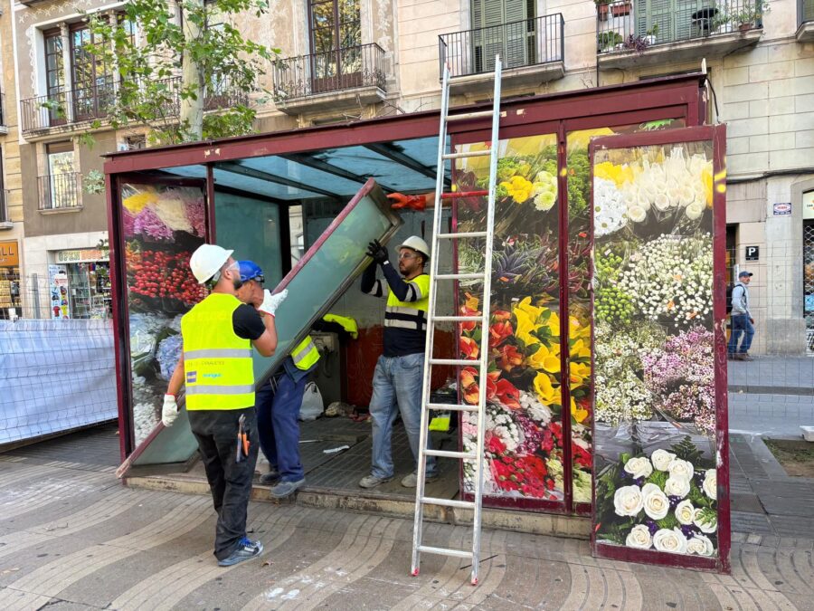 Barcelona avanza en la reurbanización de la Rambla