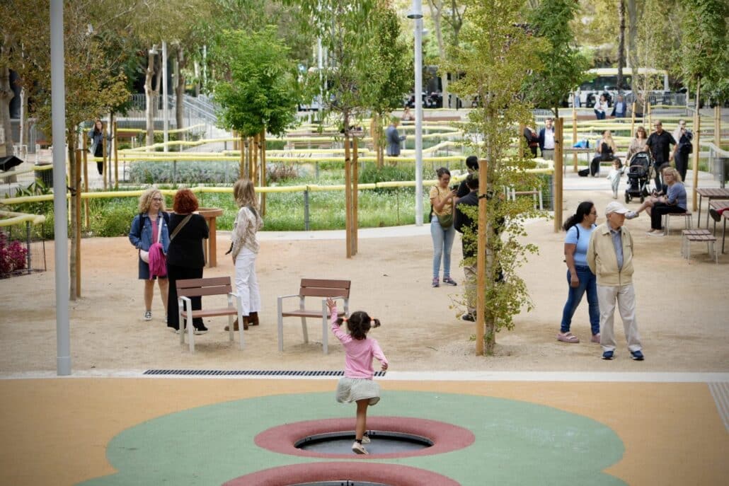 Clara Campoamor Gardens reopen after refurbishment, a new green space for everyone