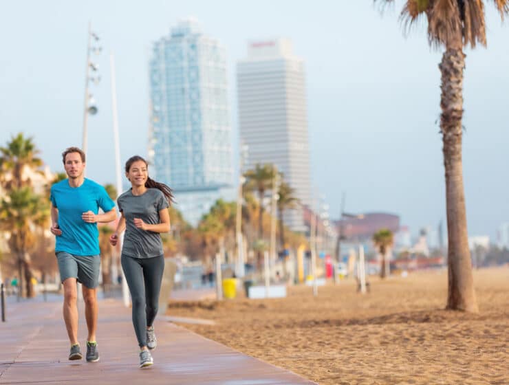 media maraton barcelona running