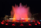 Nuevo sistema de iluminación fuente montjuic
