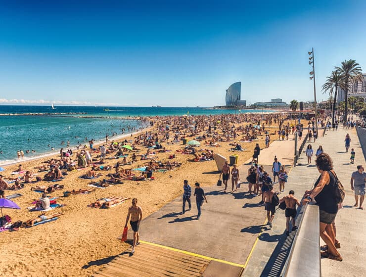 playa de la barceloneta