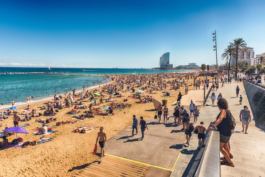 playa de la barceloneta