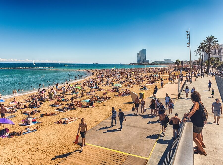 playa de la barceloneta