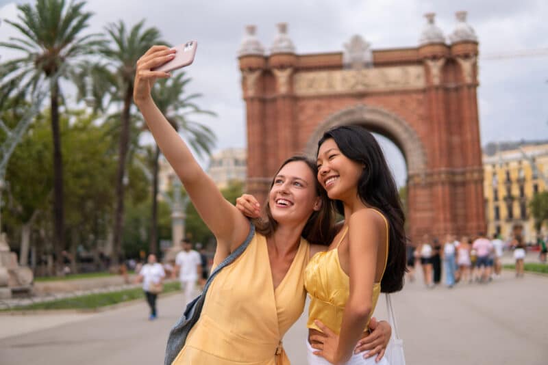 turistas en barcelona