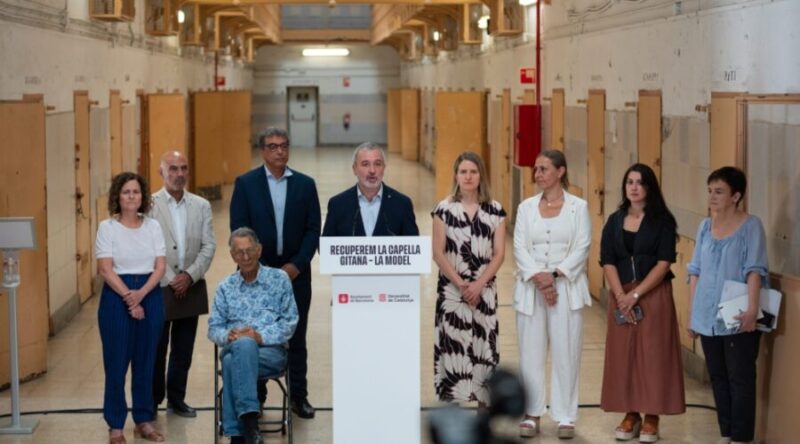 The discovery phase of the mural paintings of the 'Capella Gitana' in the Modelo prison of Barcelona has been completed.